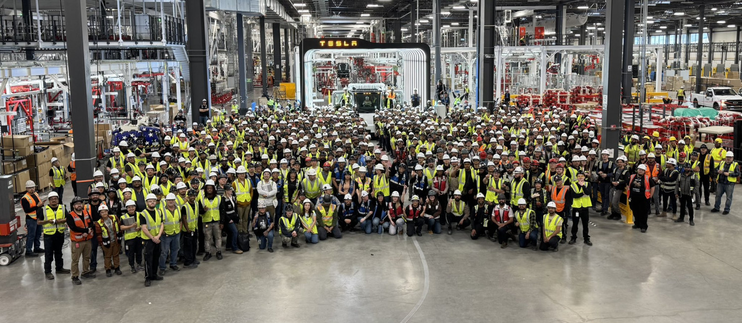 First Tesla Semi At High Production Line Completed
