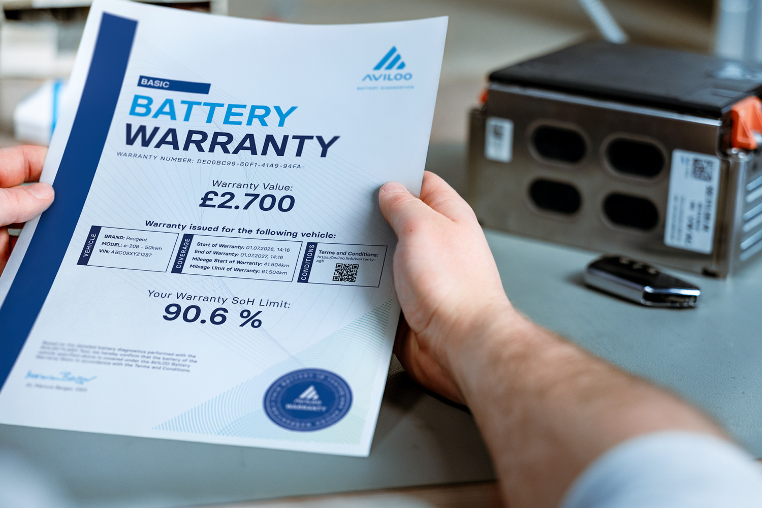 Battery, AVILOO Launches UK Used EV Battery Warranty