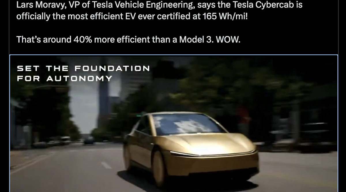 Tesla Cybercab Is Super Efficient — Questions &amp; Hurdles Remain