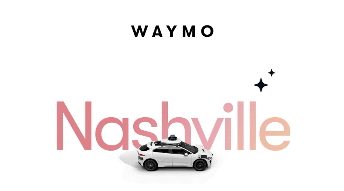 Waymo Launches in Nashville