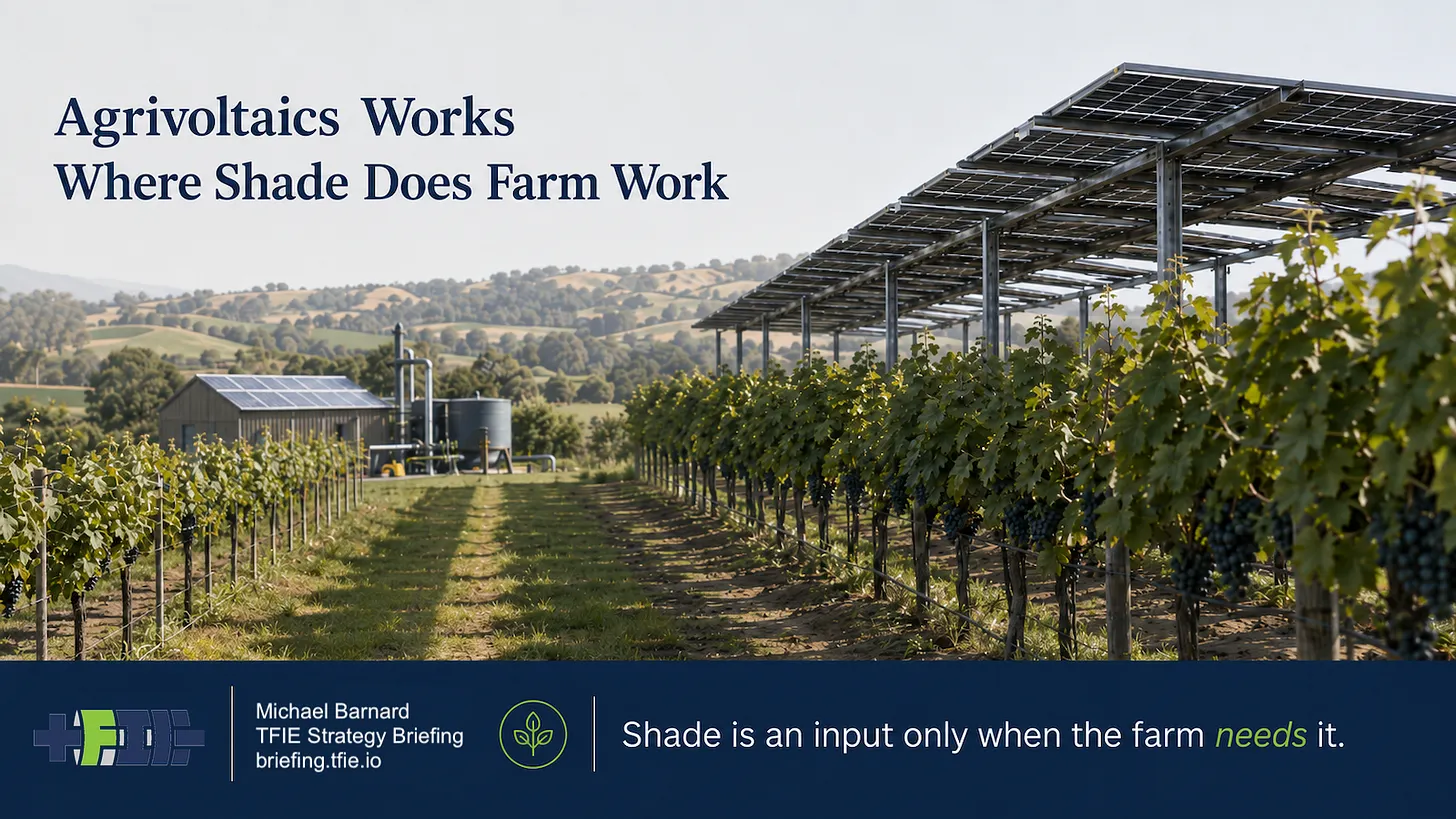 Agrivoltaics Works When Solar Panels Do Farm Work