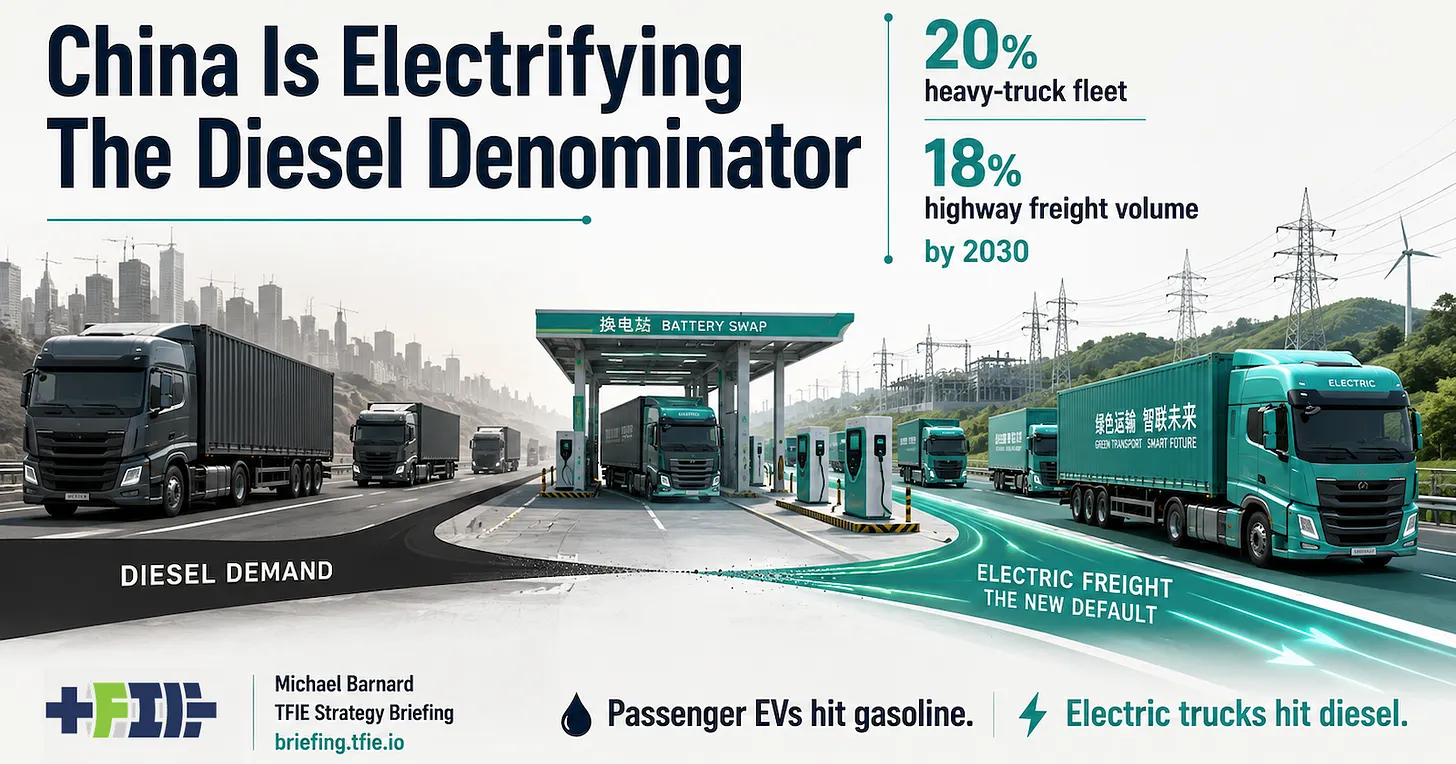 China’s Electric Trucks Are Breaking The Diesel Assumptions In Oil Forecasts