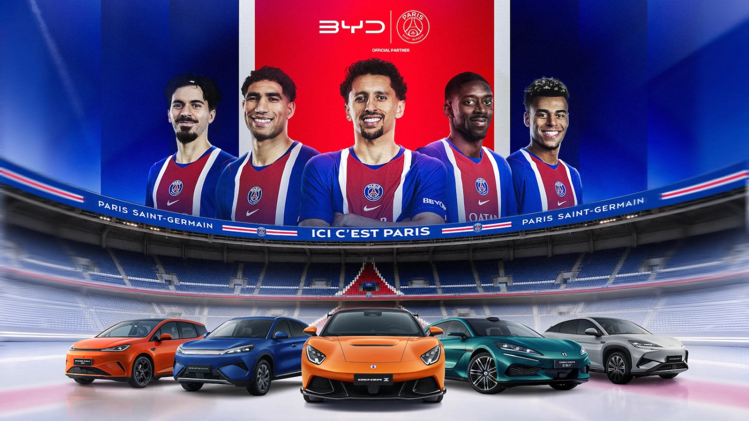 BYD Continues Its Football Focus &amp; Attempt At European Hearts — Partners With PSG