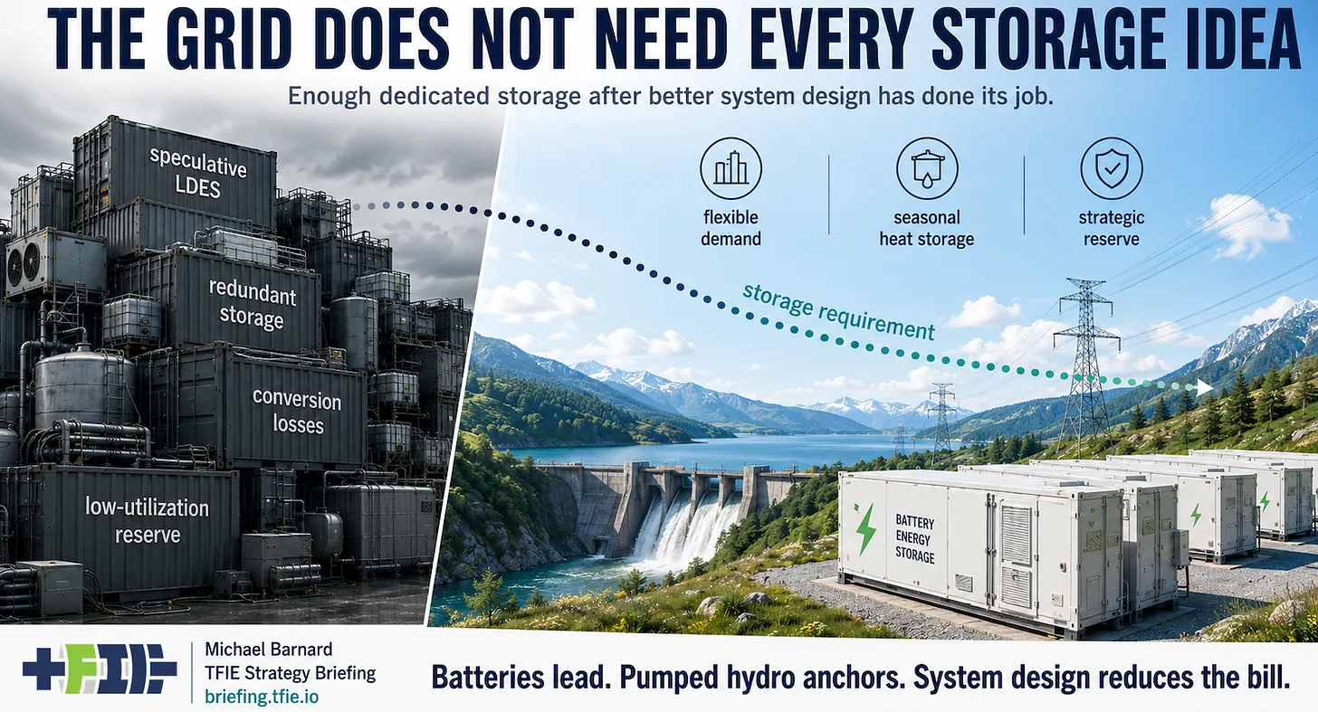 The Grid Needs Storage, Not Every Storage Idea