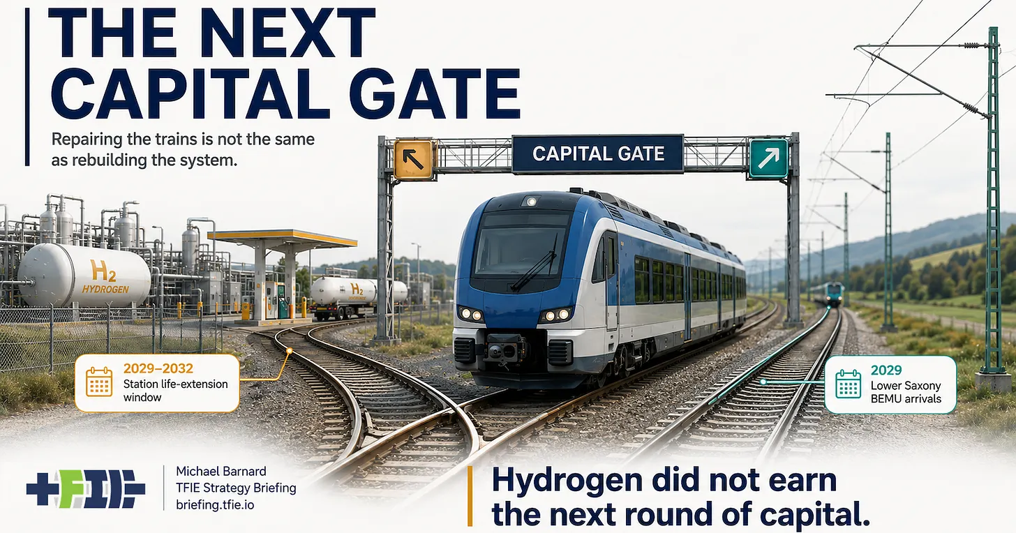 Battery, Lower Saxony’s Hydrogen Trains Are Now A Battery Exit Strategy Problem