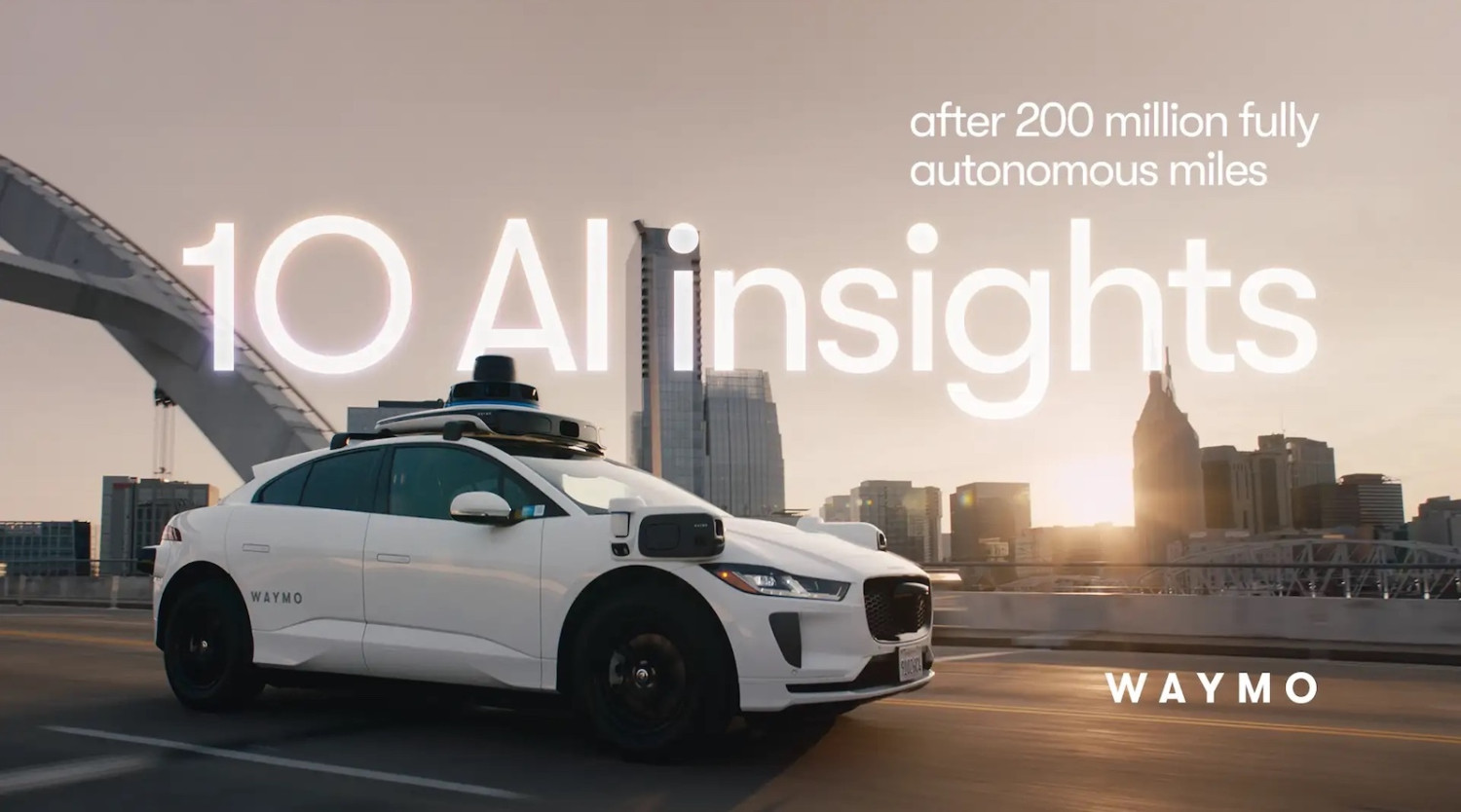 10 AI Lessons from Driving 200+ Million Fully Autonomous Miles
