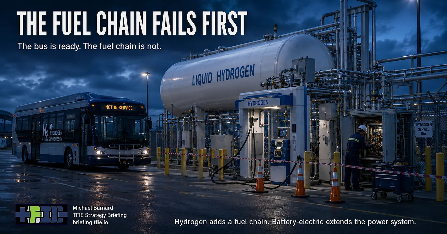 OCTA Is Spending Again On Hydrogen Because The Fuel Chain Failed