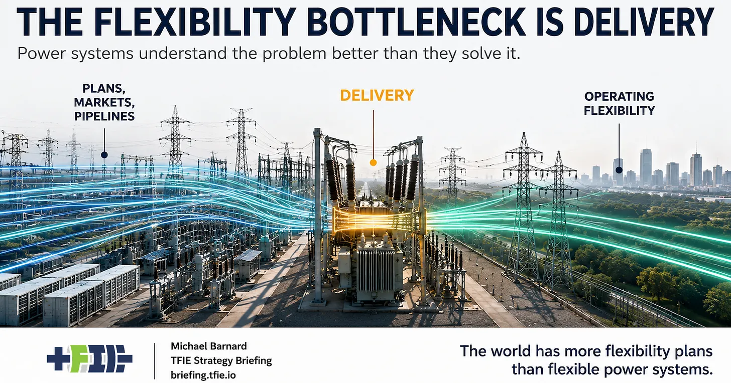 Power Systems Have More Flexibility Plans Than Flexible Grids