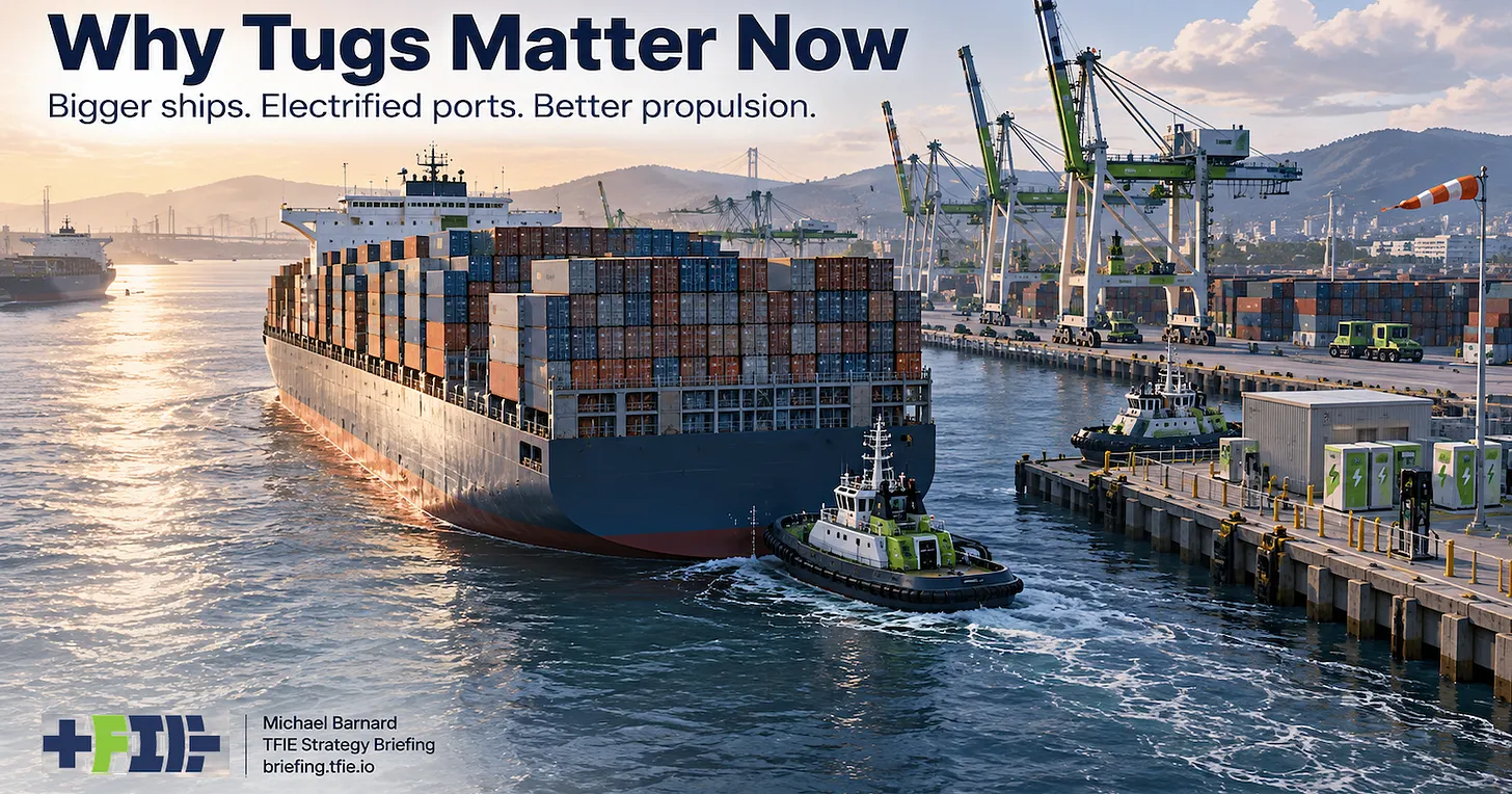 Why Tugboats Fit Batteries Better Than Their Power Ratings Suggest