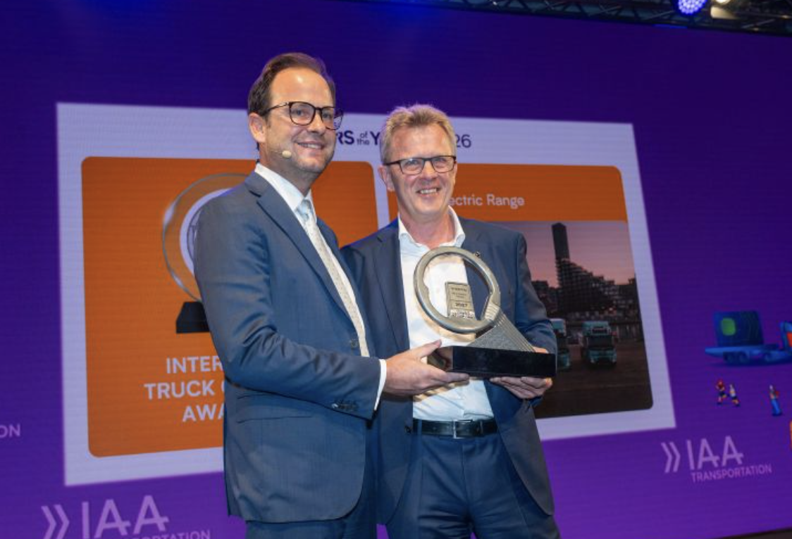Volvo’s electric truck range wins International Truck of the Year 2027 at IAA