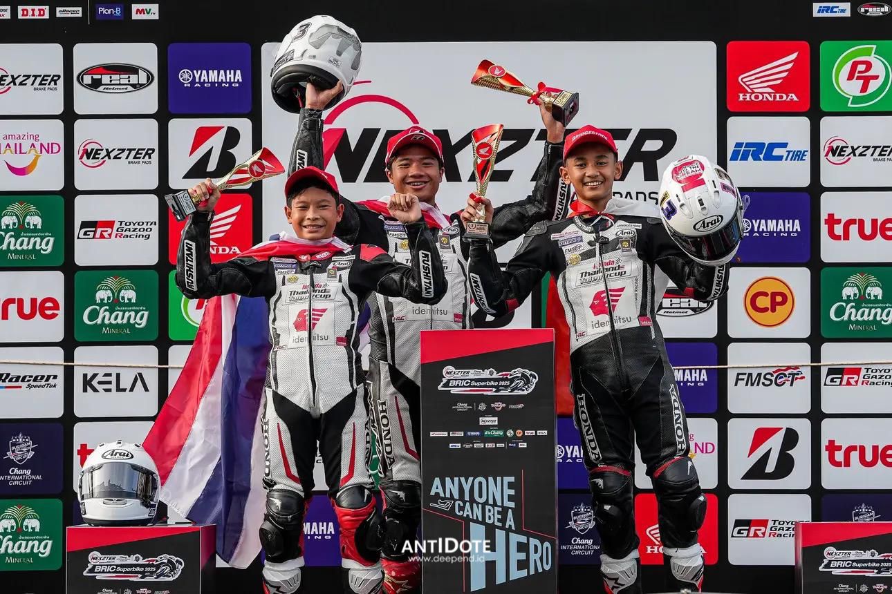 Honda Thailand Talent Cup Astra Honda Racing Team – BINTANG PRANATA SUKMA RAIH PODIUM!