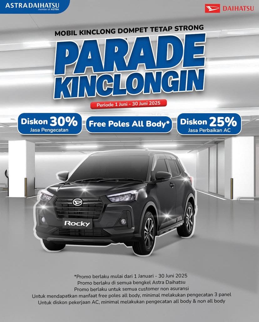 Penjualan Ritel Mei 2025 Daihatsu Di Indonesia – TERJUAL 56.175 UNIT SETARA MARKET SHARE 17,2%