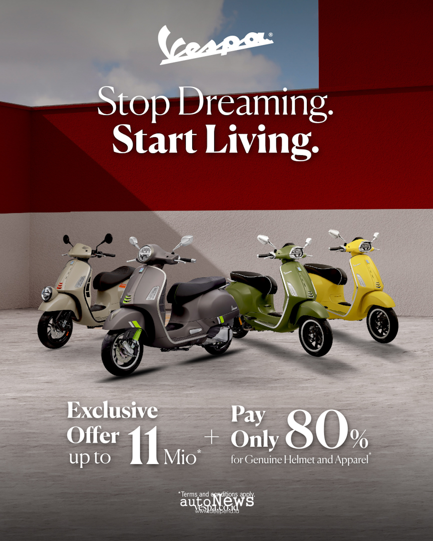 Promo APM Promo HUT RI ke-80 – PIAGGIO INDONESIA TAWARKAN DISKON HINGGA RP 15 JUTA