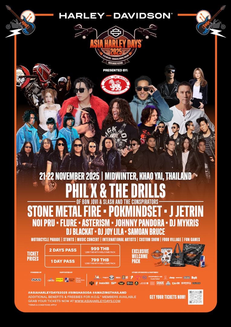 Asia Harley Days™ 2025 Festival Harley-Davidson Terbesar – KEMBALI HADIR DI KHAO YAI, THAILAND