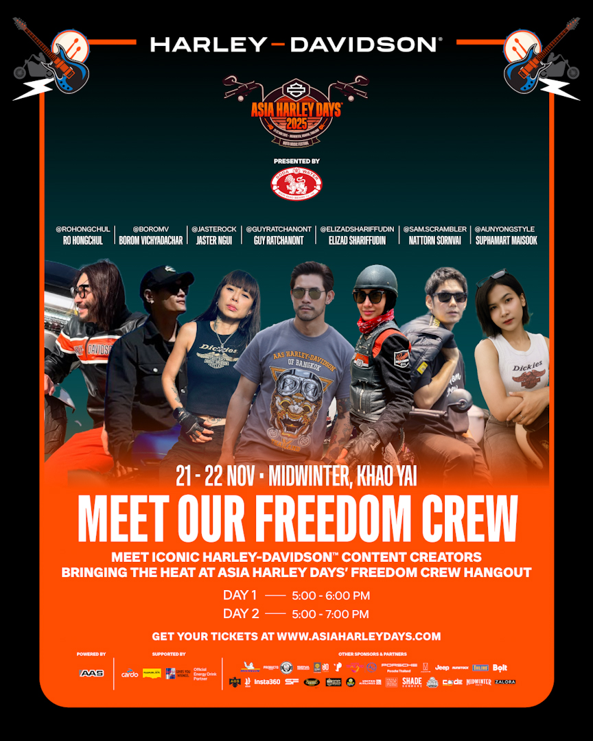 Asia Harley Days™ 2025 Festival Harley-Davidson Terbesar – KEMBALI HADIR DI KHAO YAI, THAILAND