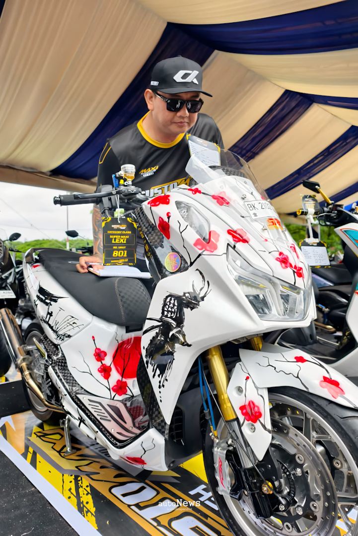 Modifikasi Skutik Yamaha LEXi LX 155 Juara CustoMAXI 2025 Aceh – MODAL RP 40 JUTA