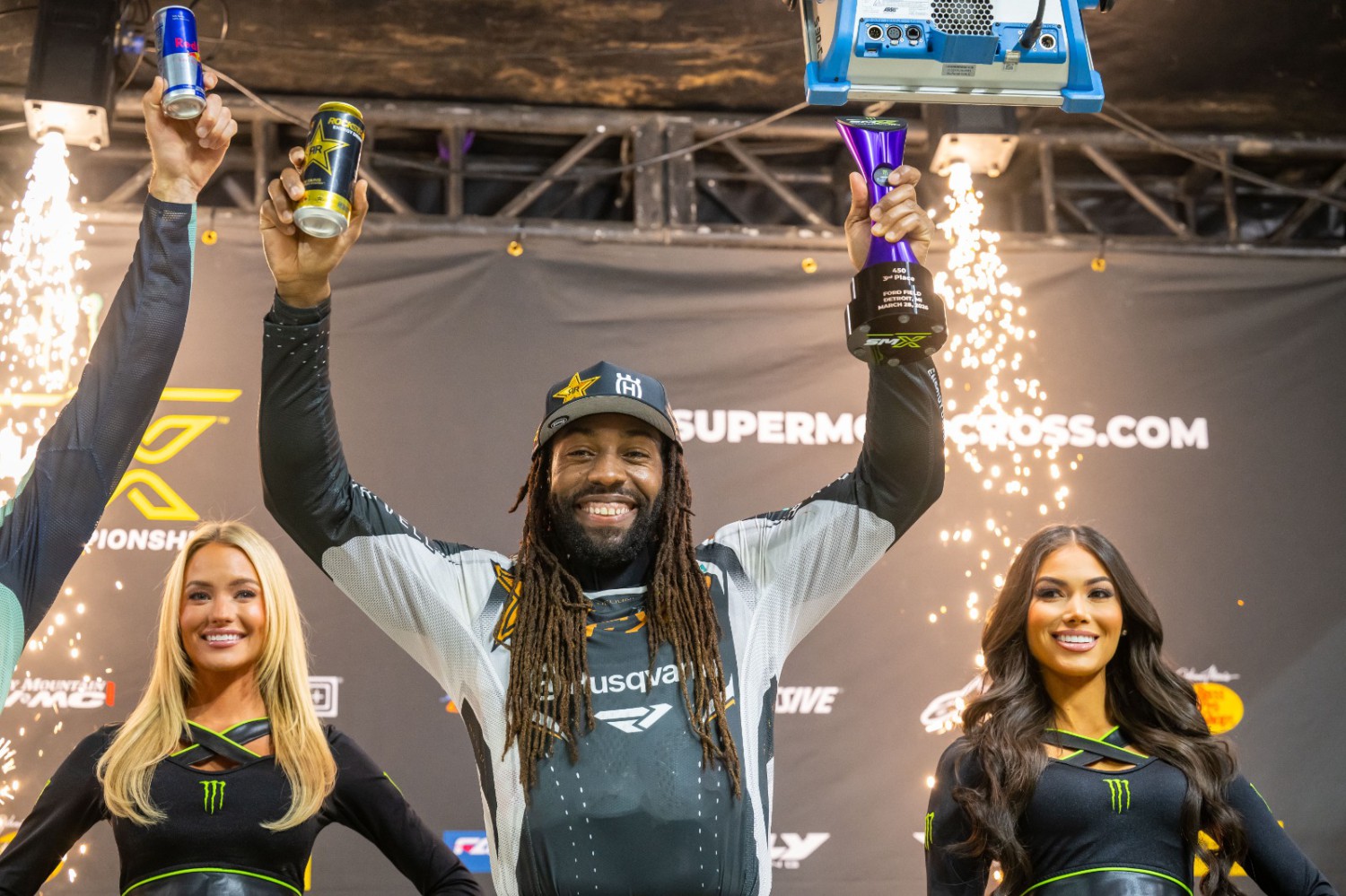 AMA Supercross Championship Malcolm Stewart – PEMBALAP GONDRONG PODIUM DETROIT 450SX