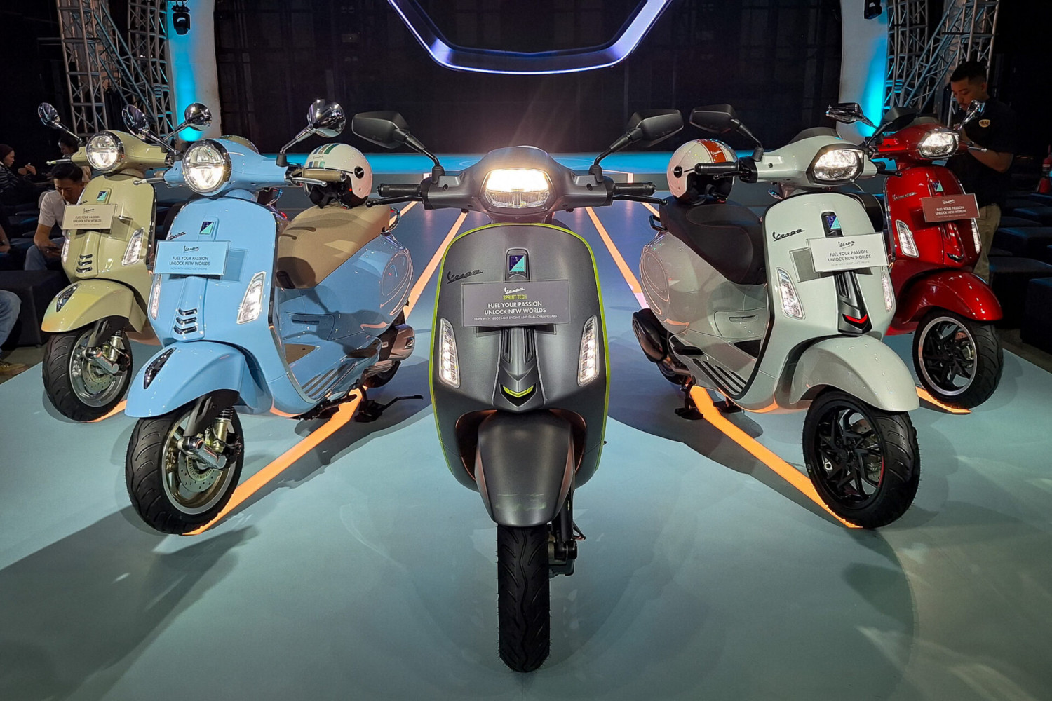 Motor Baru Vespa Primavera &amp; Sprint Naik Level! – KINI PAKAI MESIN 180 CC