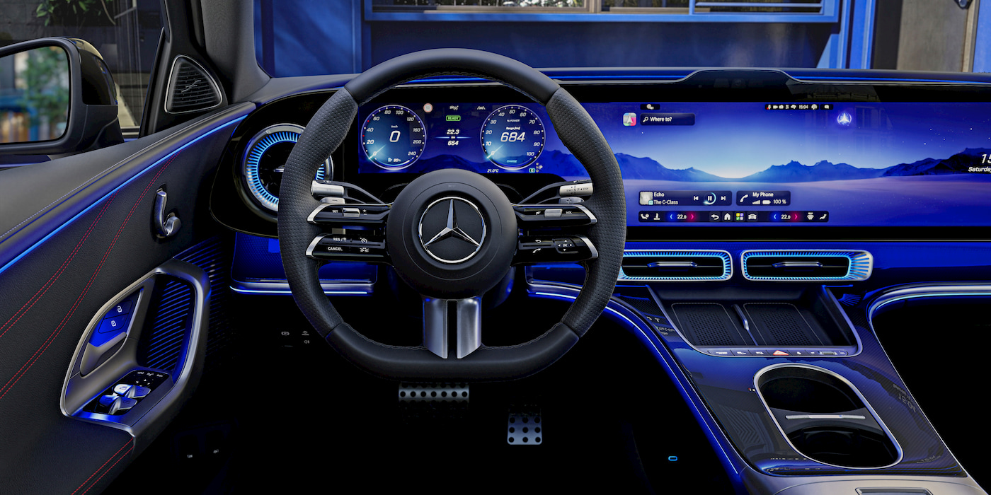Mercedes reveals C-Class EV interior, and it's all screens [Images]