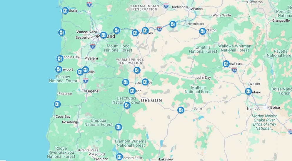Oregon boosts EV road trips with 24 new fast-charging sites