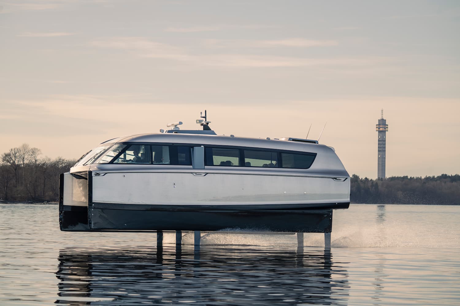 Candela’s new P-12 Business electric ferry is luxury soaring just above the waves