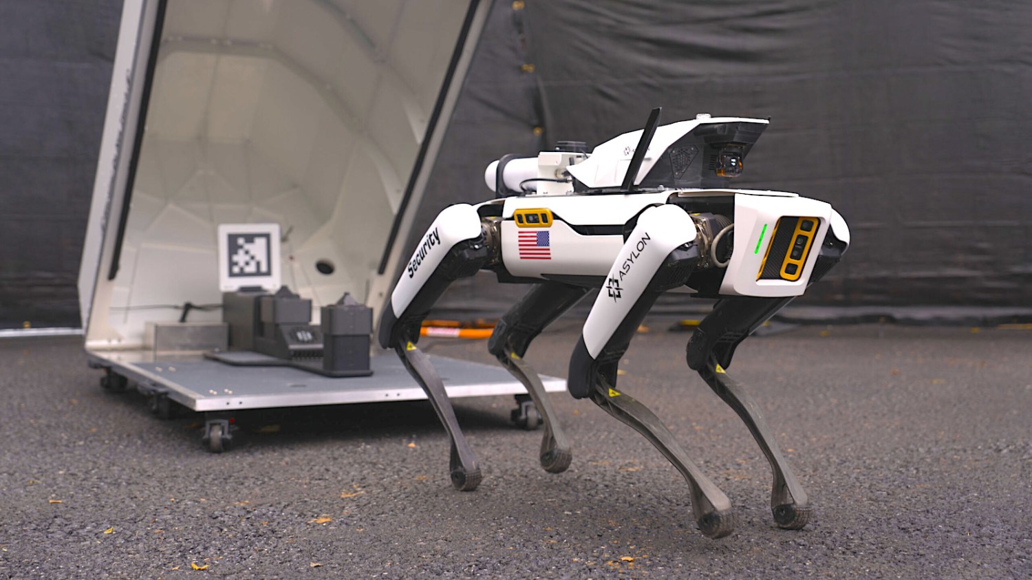 New DroneDog robot security guard gets to work