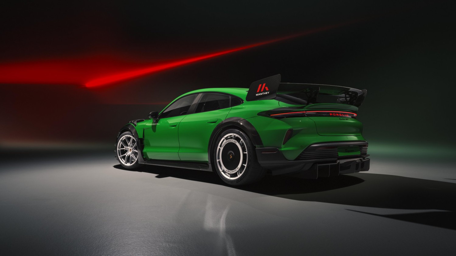 Porsche Taycan Turbo GT with Manthey Kit sets 6:55 Nürburgring EV record