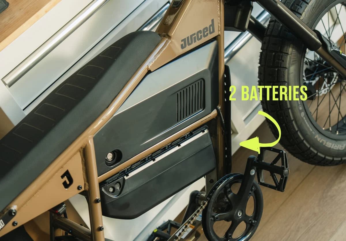 Juiced doubles down with 120-mile range e-bike on dual-battery Scrambler Hardtail