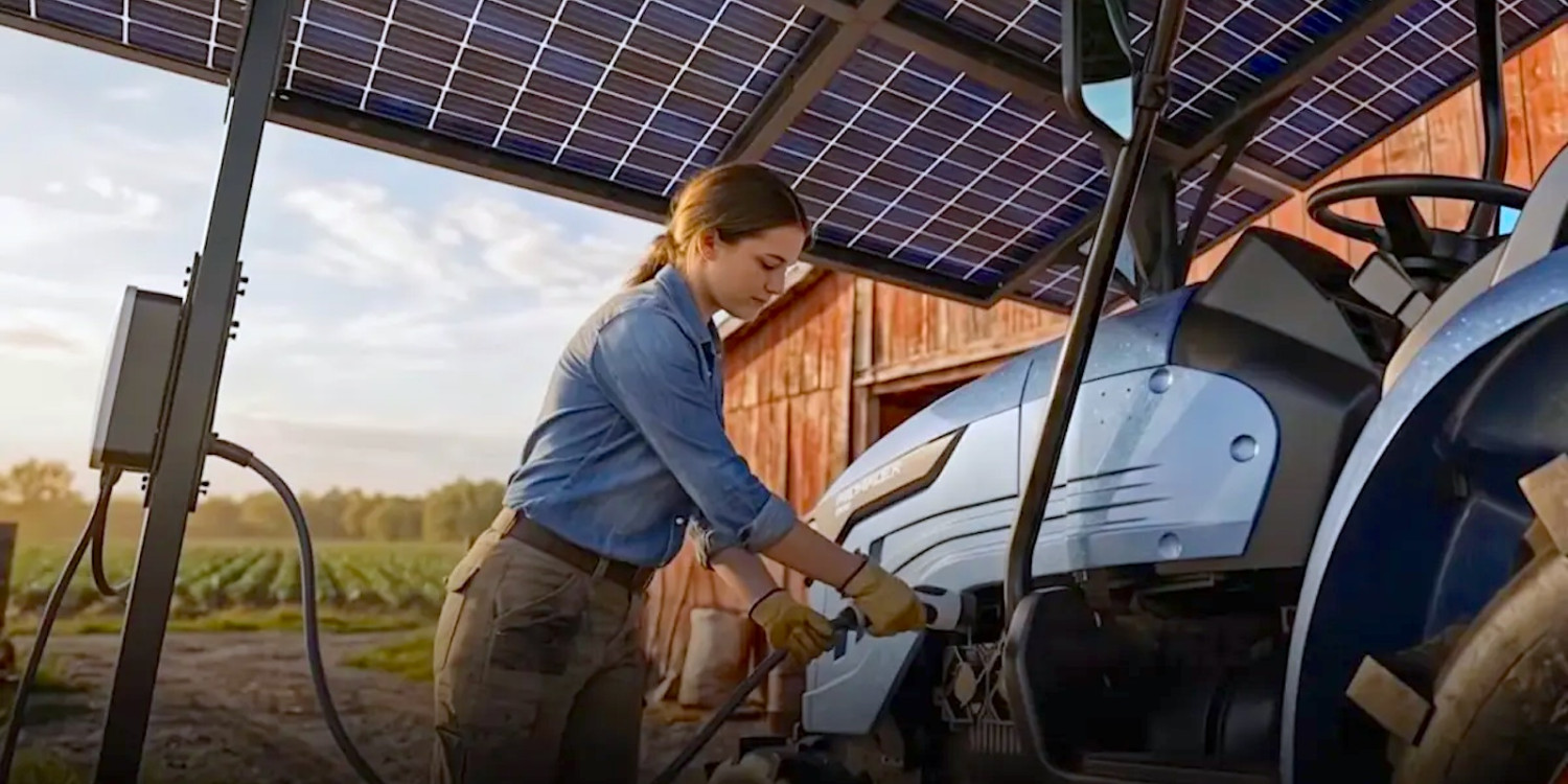 GoSun built a practical electric tractor that charges itself with solar panels [video]