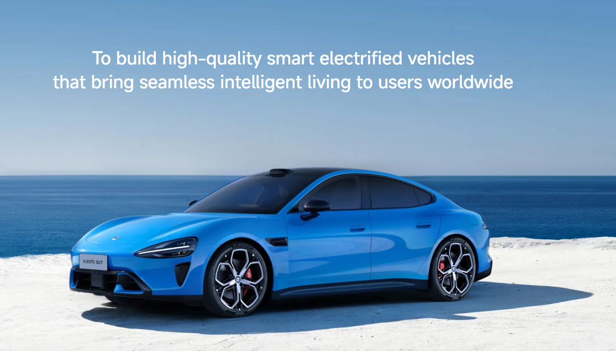 Xiaomi Auto launches global website ahead of 2027 European entry