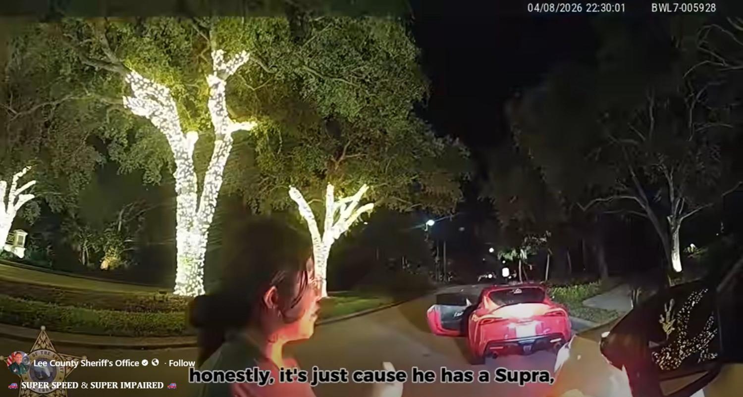 Toyota, Florida Driver Arrested for Going 123 MPH, Cops Say, Blamed It on Her Toyota Supra
