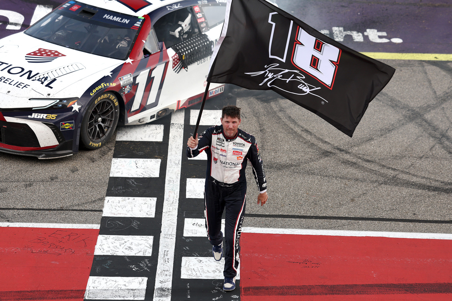 'I Had to Outlive Him to Tie Him', Denny Hamlin Talks Win No. 63 and Kyle Busch’s Impact