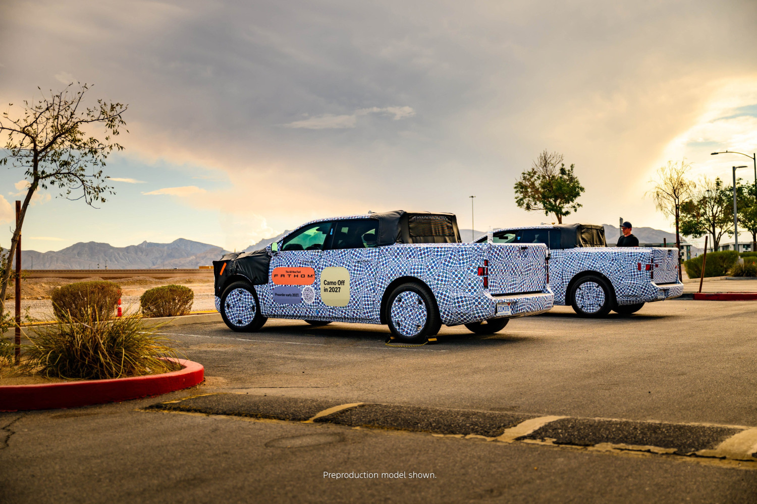 Ford Fathom Electric Truck Teased in Las Vegas