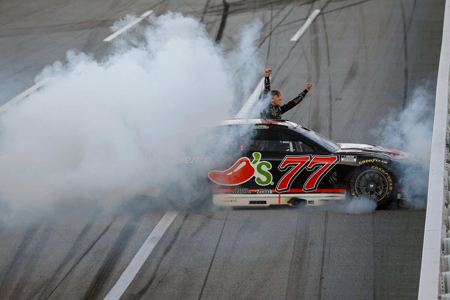 Carson Hocevar Has a Unique Way of Celebrating his First NASCAR Cup Win