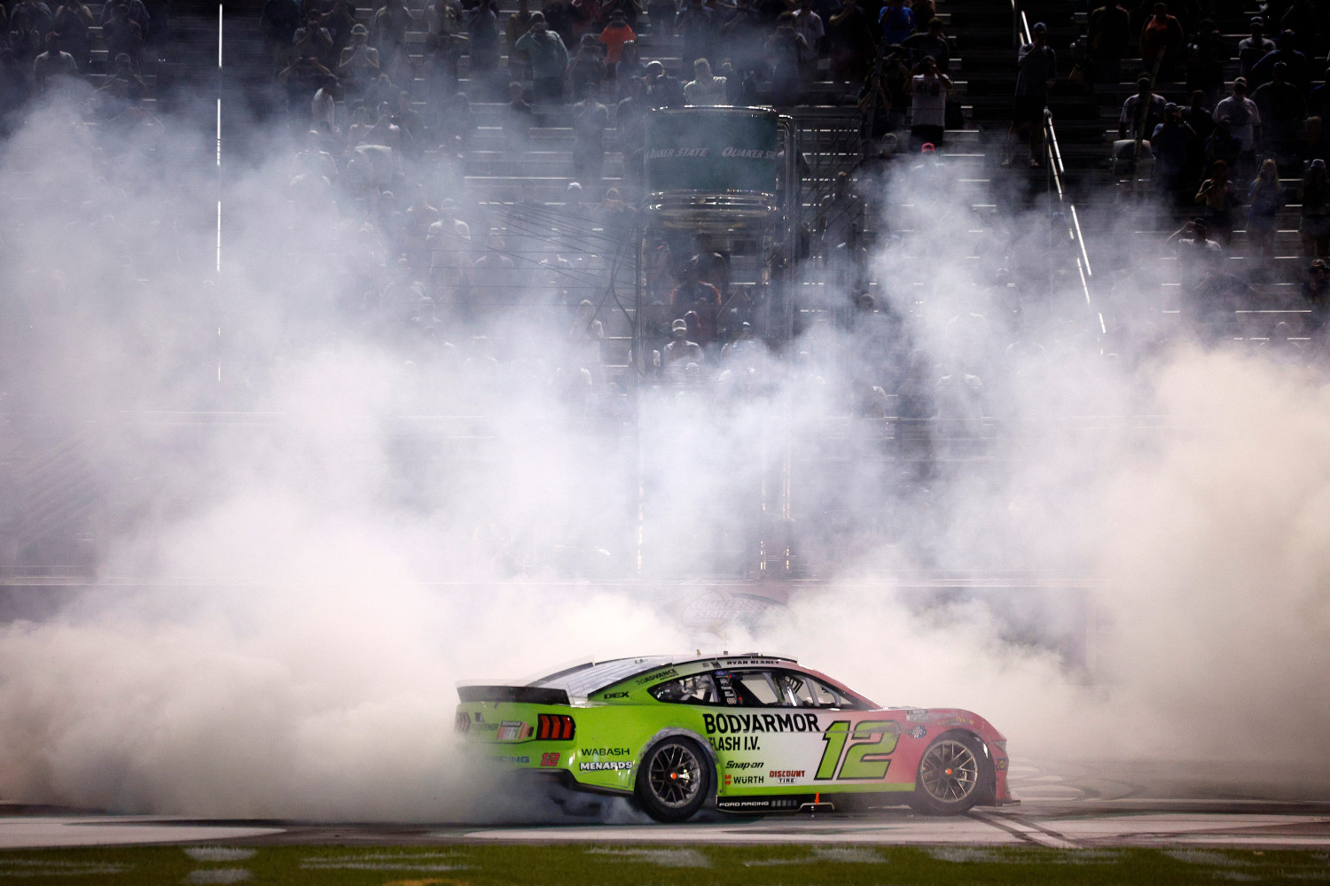 Ryan Blaney Wins NASCAR Cup Series Atlanta Race After Three Hour Rain Delay