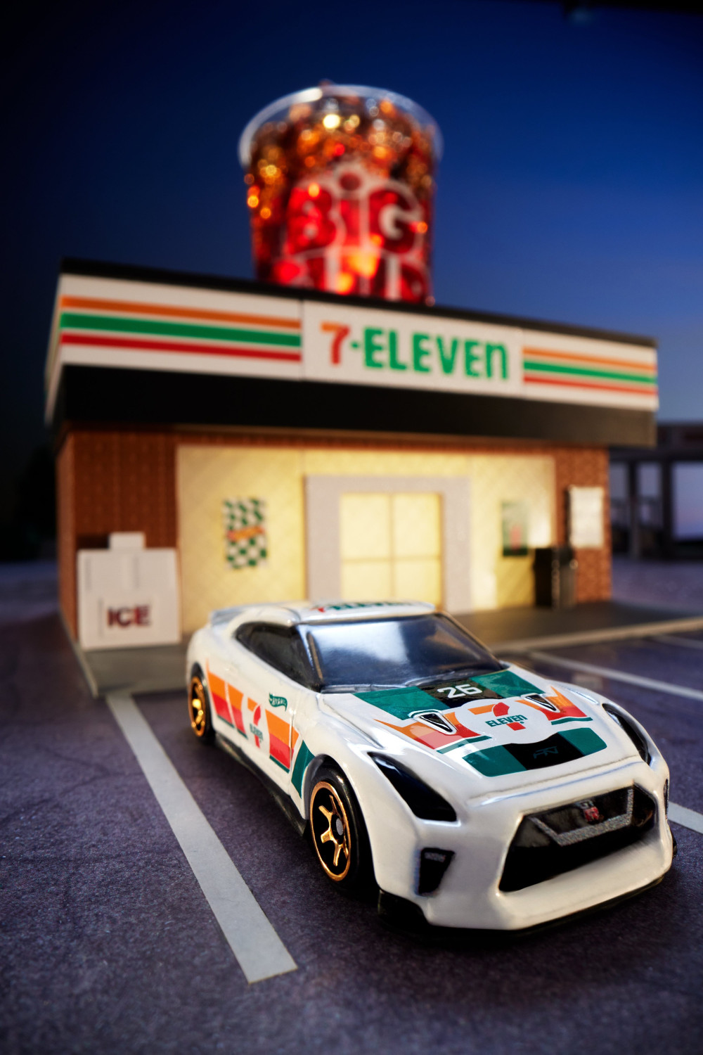 7-Eleven’s Custom Nissan GT-R Hot Wheels Is a Perfect Pairing