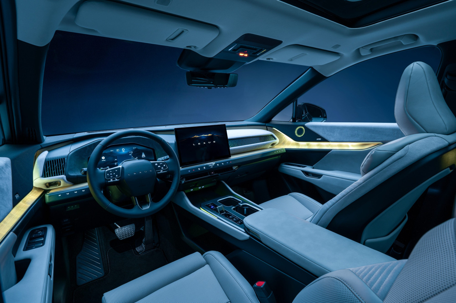 2027 Lexus TZ Is a Fancy Sibling of the Toyota Highlander EV and Subaru Getaway