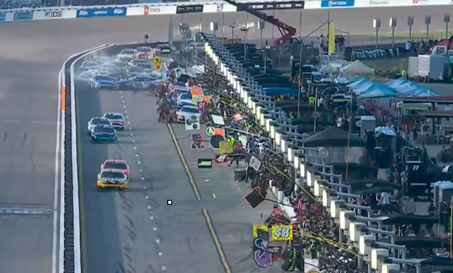 Pit Crew Members Hit By Out-of-Control Wrecking Cars in Huge Pit Lane Pile-Up During NASCAR O’Reilly Race