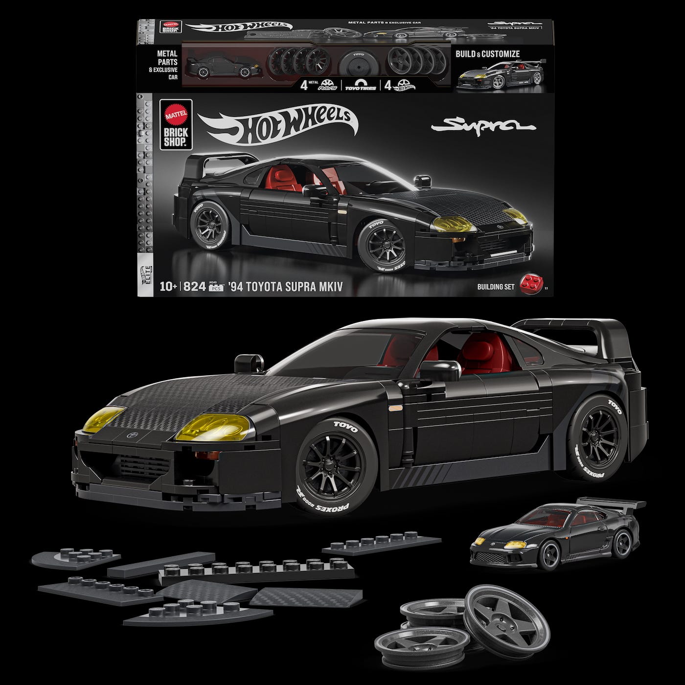 Mattel Brick Shop Adds a Lamborghini Miura and a Homologation-Special Audi