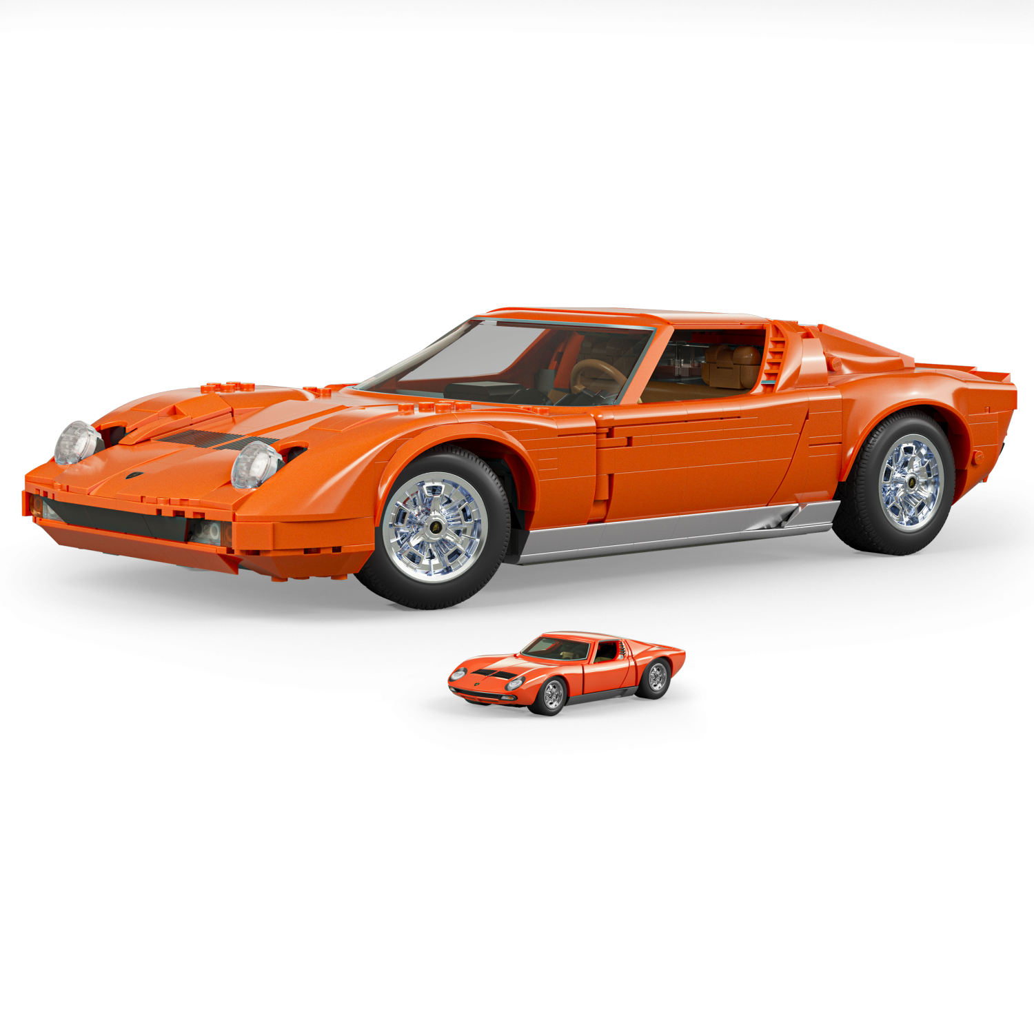 Mattel Brick Shop Adds a Lamborghini Miura and a Homologation-Special Audi