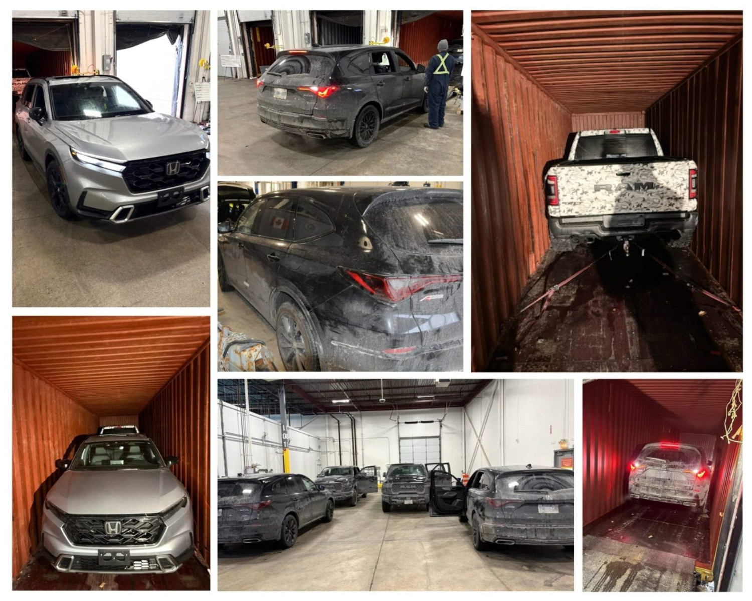 Ontario Cops Recover 40 Stolen Cars Worth Over $2 Million From as Far Away as Ghana