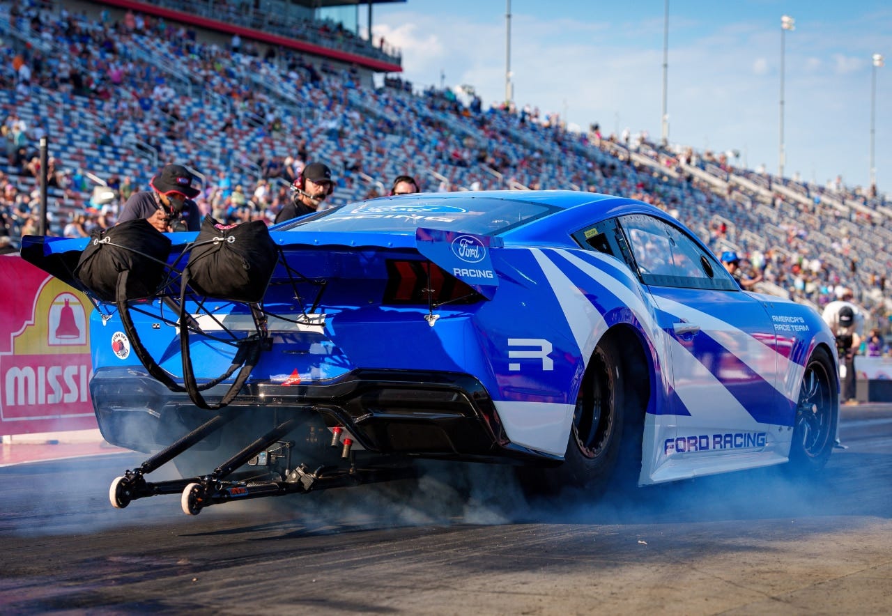 Ford Mustang Cobra Jet 2200 Becomes World’s Quickest, Fastest EV Drag Racer