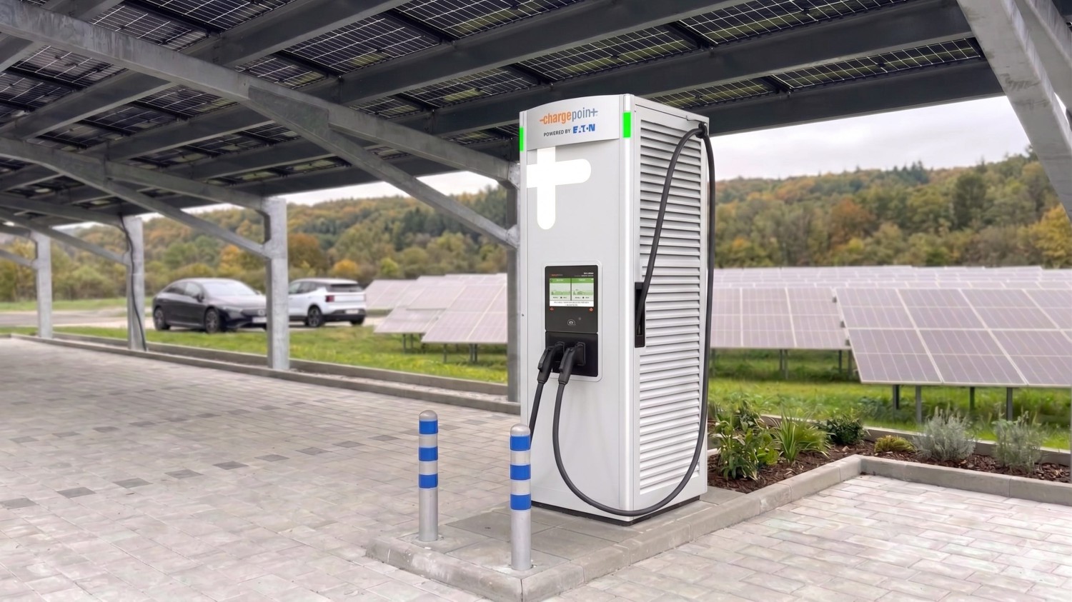 ChargePoint's New 600-kW Charger Can Charge Four Cars at Once