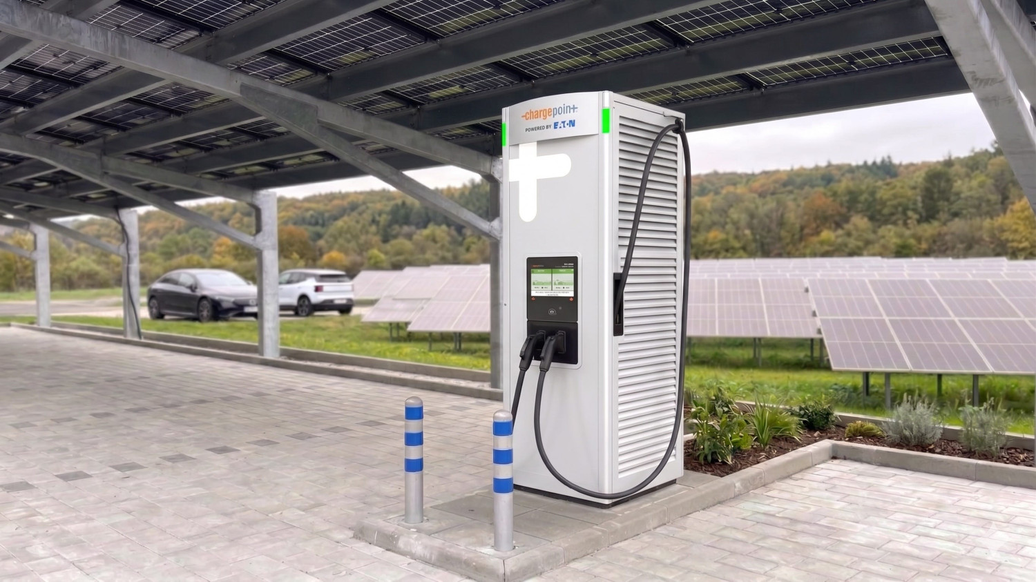 ChargePoint's New 600-kW Charger Can Charge Four Cars at Once