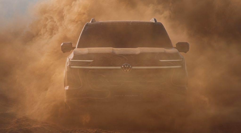 Volkswagen Teases Next-Gen Version of Its Amarok Pickup Truck