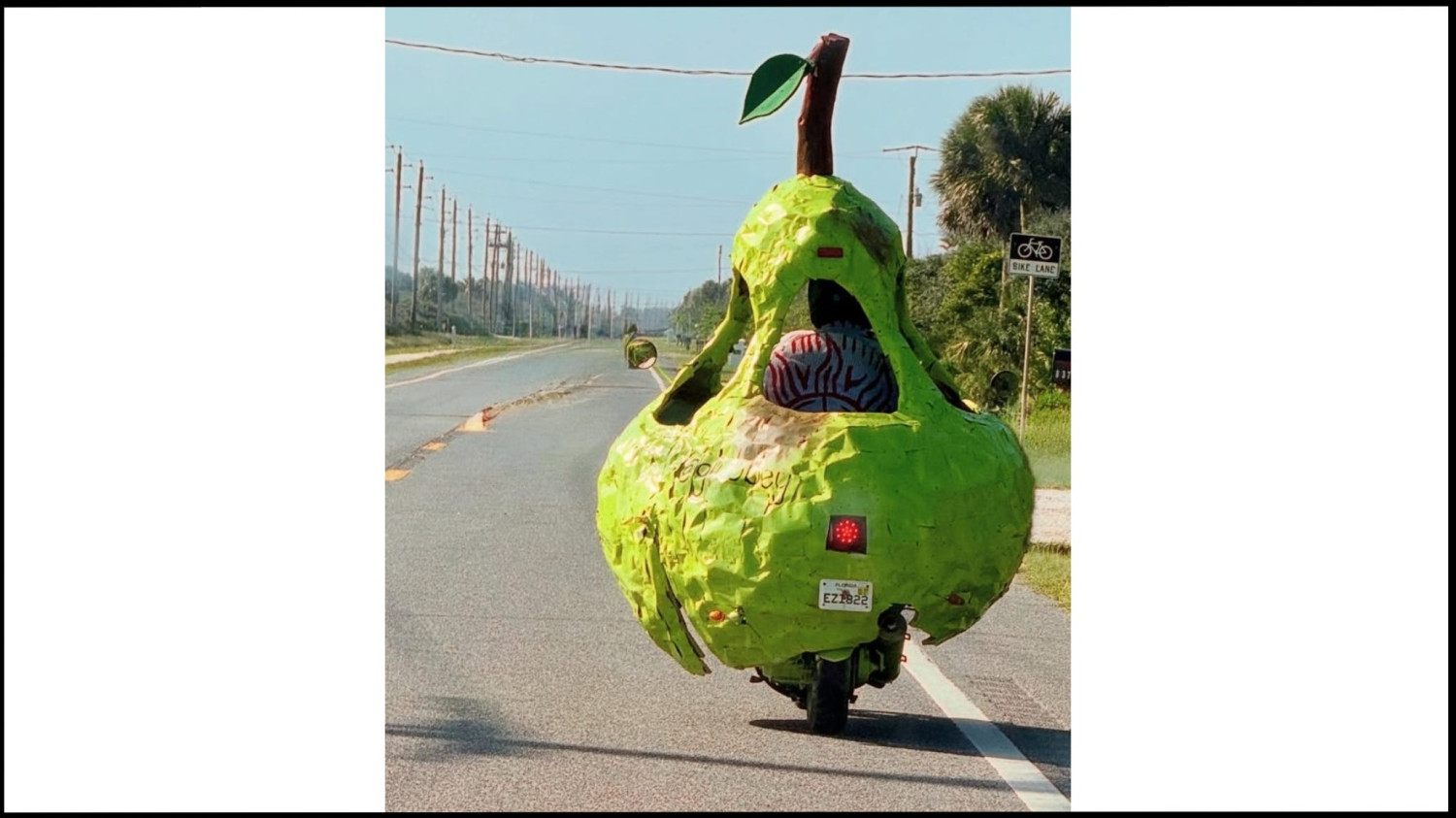 Meet the Florida Man Driving a Pear-Shaped Moped Across the United States