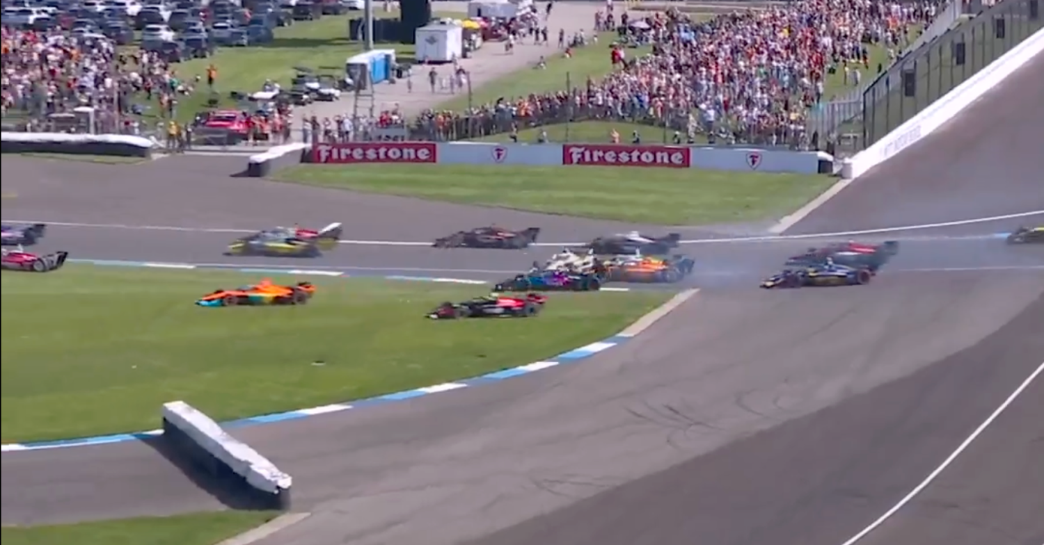 IndyCar, IndyCar's Month of May Kicks Off With Opening Lap Crash in Sonsio Grand Prix at IMS