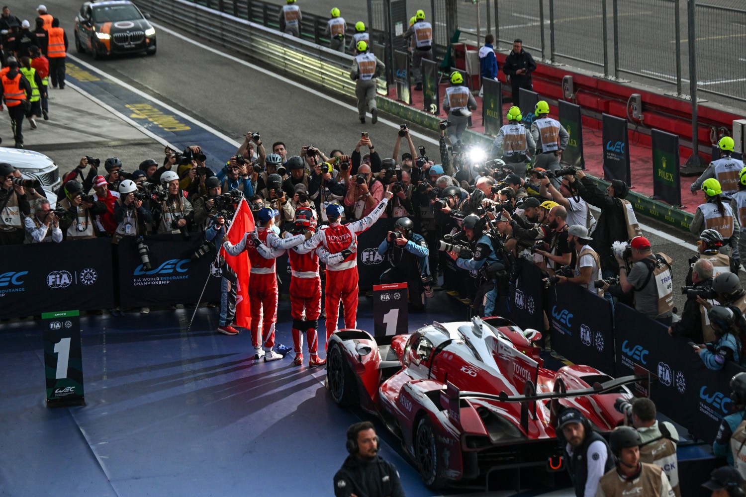 Toyota, Toyota Wins 6 Hours of Imola for 50th WEC Victory, Elevates Lifetime Win Rate to 1:2
