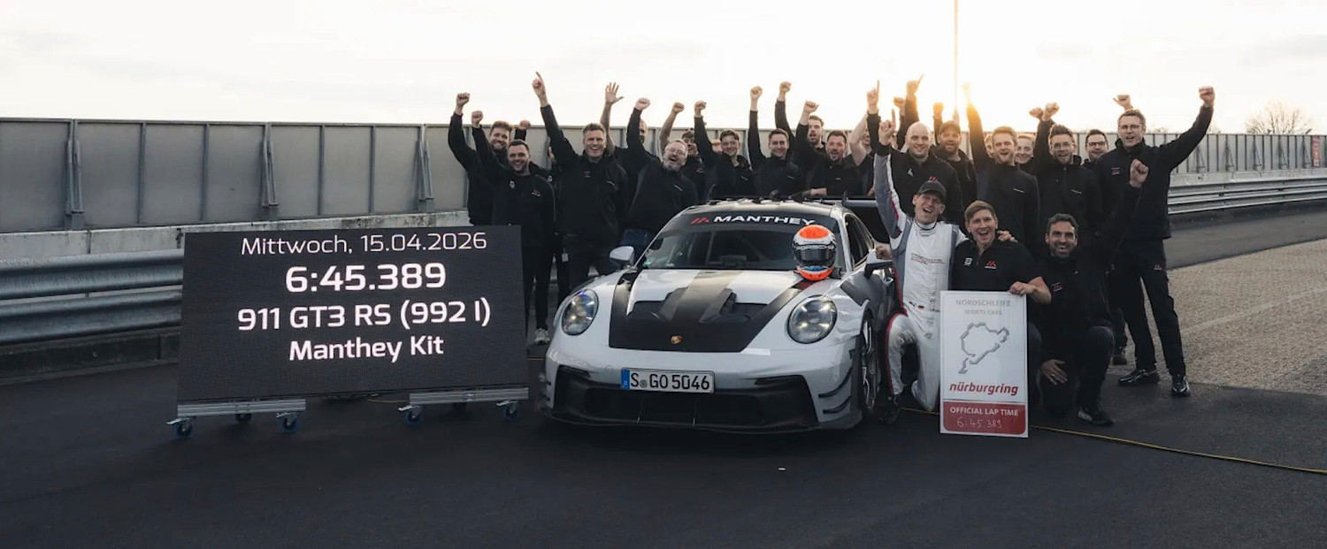 Porsche, Porsche 911, Porsche 911 GT3, Porsche 911 GT3 RS, Manthey Kit-Equipped Porsche 911 GT3 RS Laps Nurburgring in 6:45.389