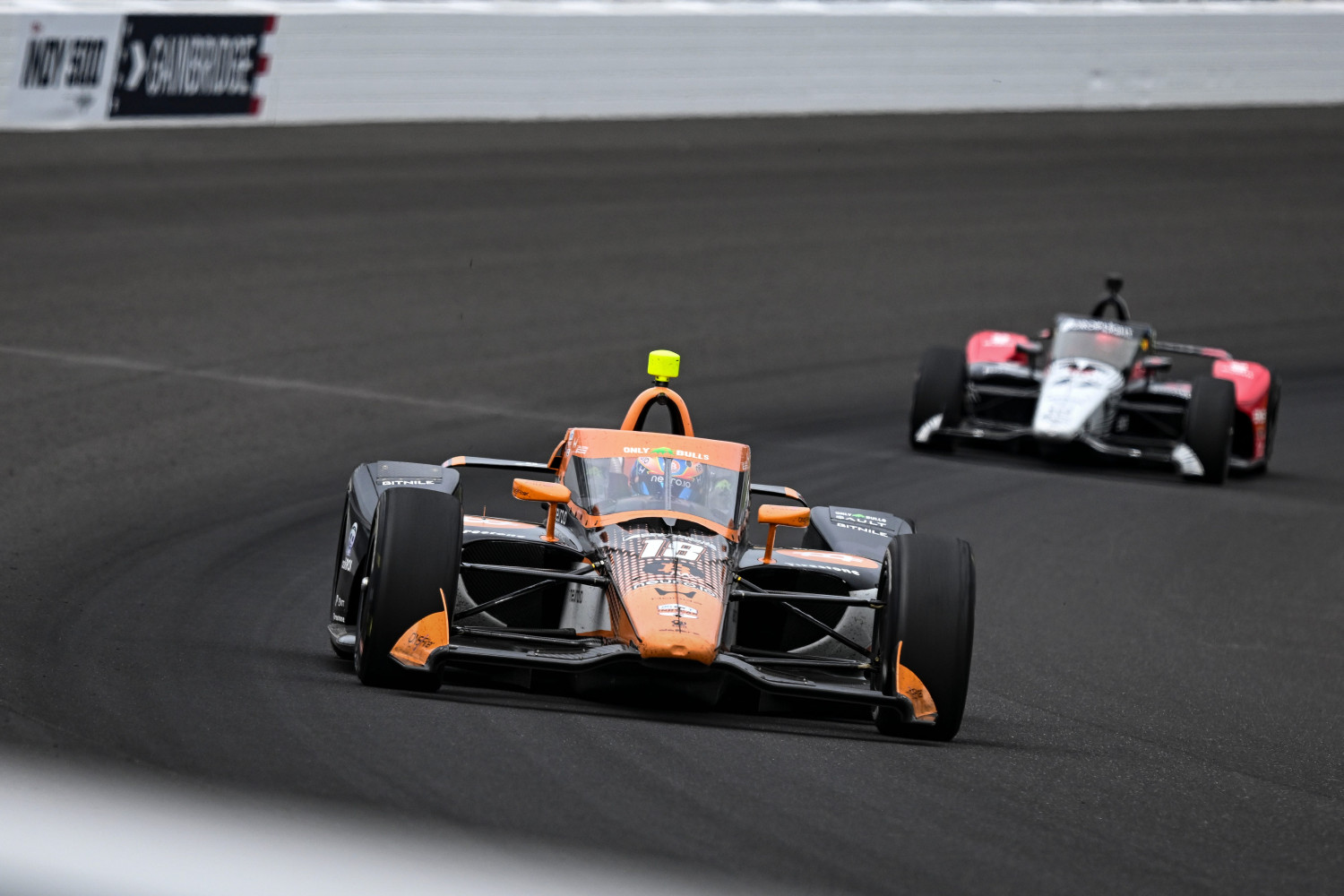 Ahead of the Indianapolis 500, DCR Restyles Romain Grosjean's No. 18 to Honor the Late Kyle Busch